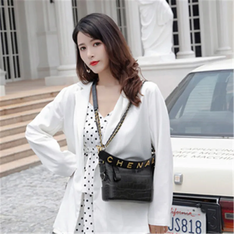 New Fashion Women Ladies Messenger Shoulder Handbag Black Clutch Quilted Chainluxury Brand Designer HandBag