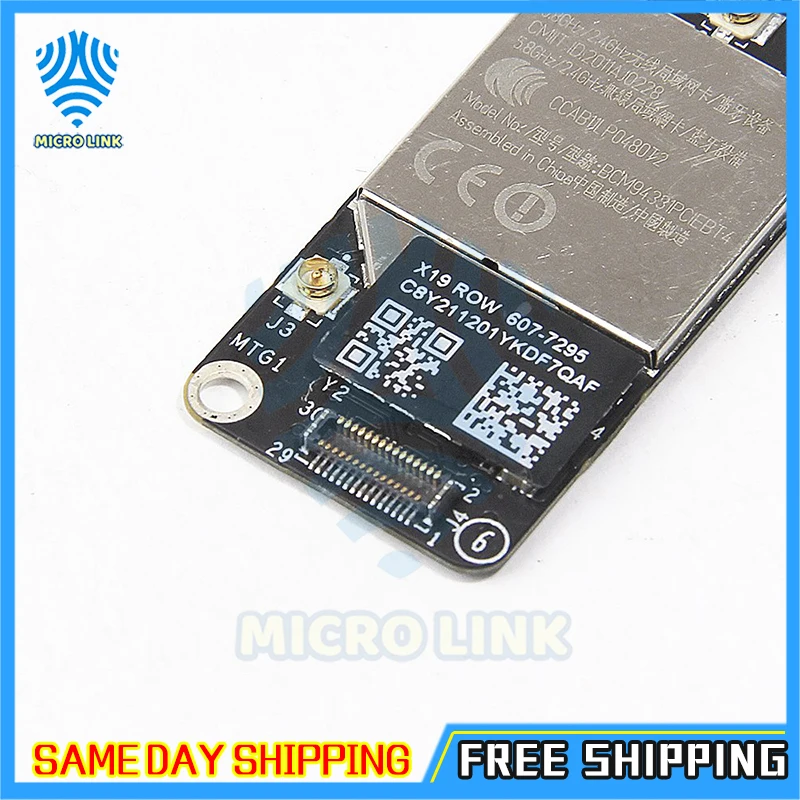 Аэропорт Bluetooth карты BCM94331PCIEBT4AX для MacBook Pro A1278 A1286 A1297 плата Airport 2011 2012 год