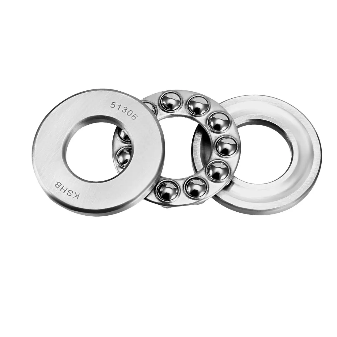 

uxcell Thrust Ball Bearings Single Direction 50000 Series 51204 51206 51207 51208 51209 51306 1Qty