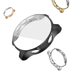 Ultra - Slim TPU Silicone Protective Watch Cover with Anti - Scratch Screen Film (Black)