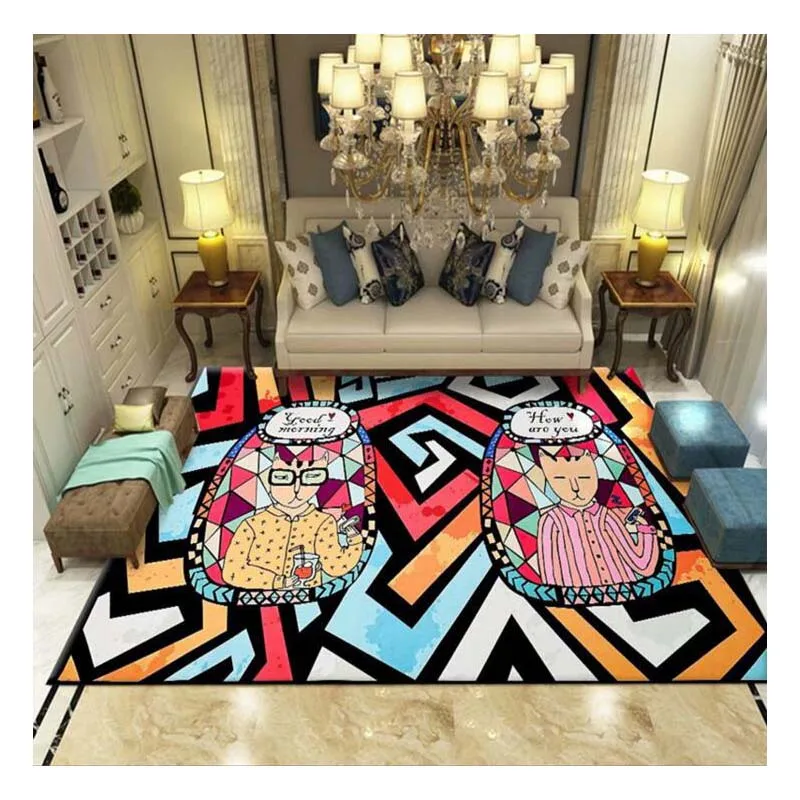 

Living Room Baby Crawling Mat Nordic Style Home Modern Minimalist Model Carpet Activity Mat Toy Mat Baby Climbing Mat
