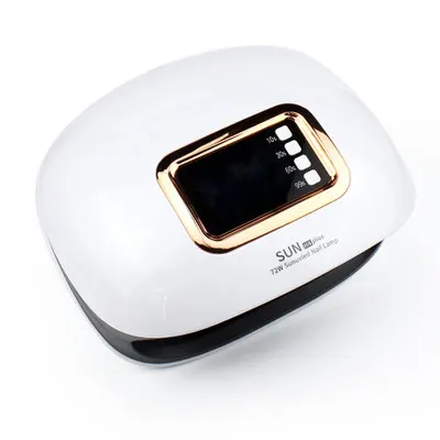 SUN H4 Plus 72 Вт 36 светодиодный УФ лампа для сушки ногтей гель сушилка машина 100-240 В ЖК-дисплей Авто-сенсор профессиональный дизайн ногтей