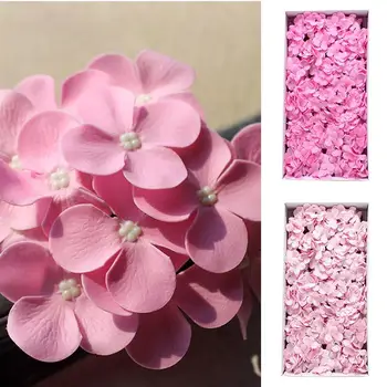 

25PCS Christmas Soap Flower DIY 12-Head Fake Hydrangea Head Artificial Flower Wedding Decoration Valentine's Day Present