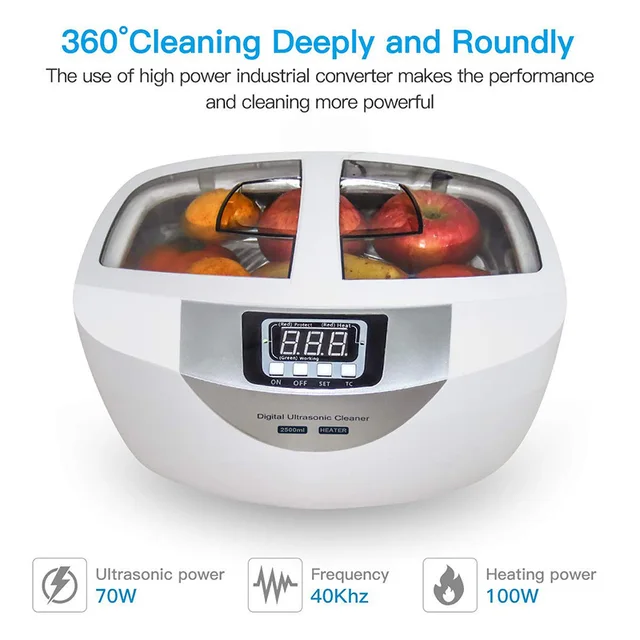 2.5 Liter Ultrasonic Cleaner