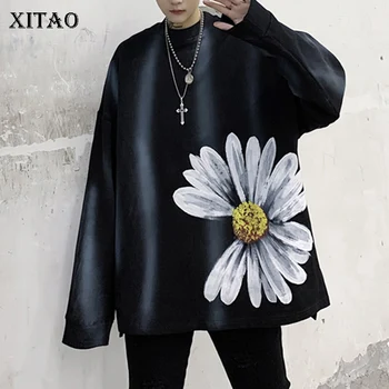 

XITAO Striped Women Sweatshirt Fashion New 2020 Spring Elegant Small Fresh Casual Print Pullover Small Fresh Sweatshirt DMY2612