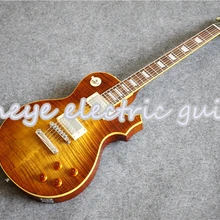 Новое поступление Китай OEM Suneye электрогитара красное дерево твердый корпус с хромированным оборудованием