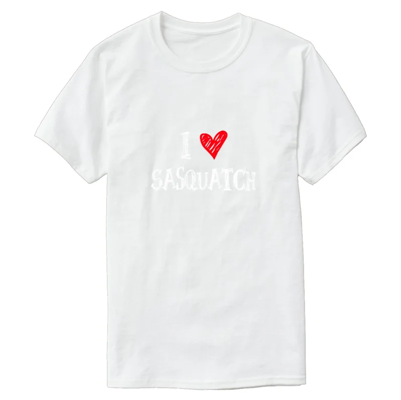 

Summer Comical I Love Sasquatch T Shirt Men Women 2019 Fashion Size S-5xl Pattern Tee Shirt Famous Anti-Wrinkle Hiphop
