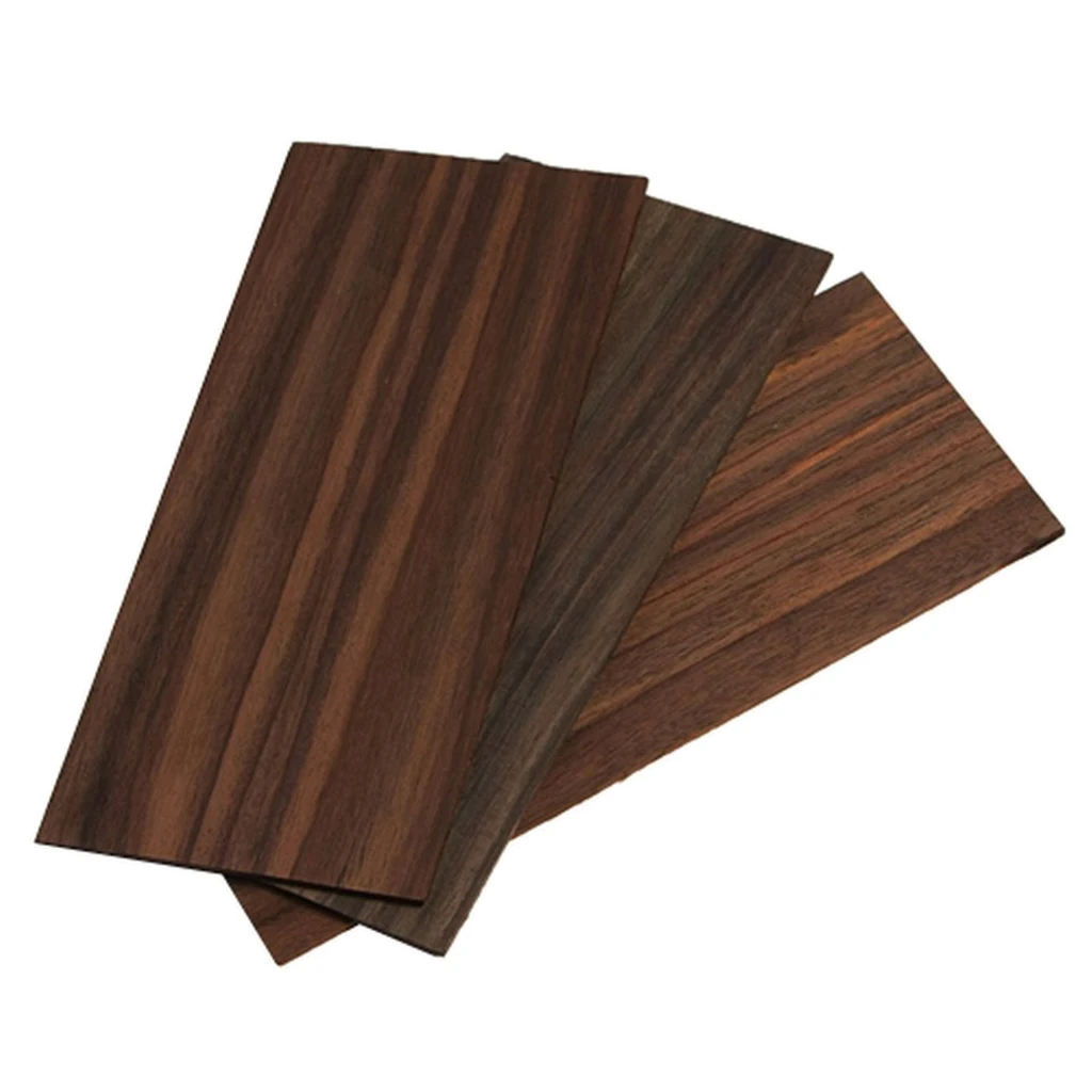 3x Rosewood Veneer Headplate for Acoustic Classic Guitar Head Making Luthier