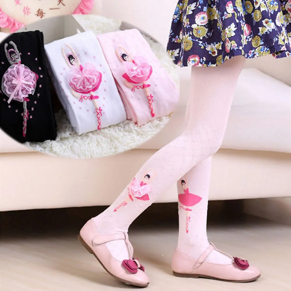 Wear Pantyhose Kids Girl Tights Spring 