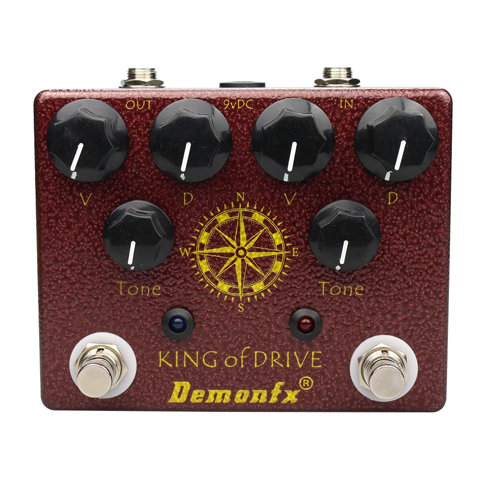Pedal para Guitarra Pedal de Efeito de Distorção com segundo Voz Demonfx - Image 6
