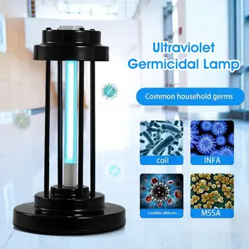 

220V Ultraviolet Sterilizer Lamp 38W UV Disinfection Light Ozone UVC Germicidal Kill Bacterial 265nm Sterilization Lamp