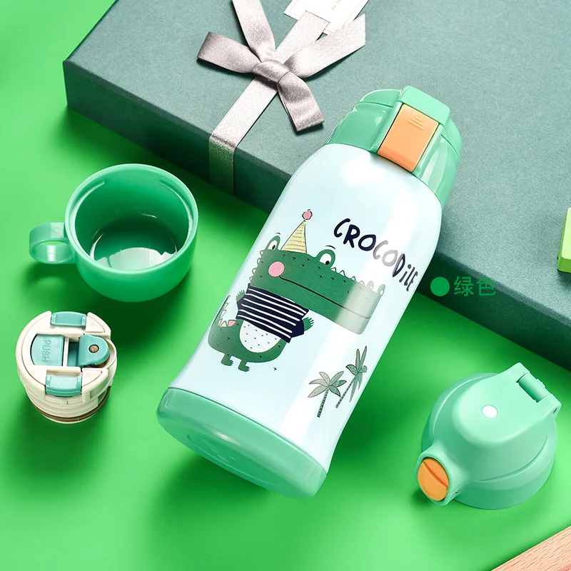 

Creative Cartoon Animal Bag Children's Incubator Three Covers Students 24-hour Thermal Vacuum 316 Stainless Steel Mug