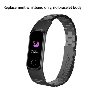 

Three Beads Solid Replacement Strap Personality Watchband Buckle Metal Mesh Belt Replacement Watch Strap