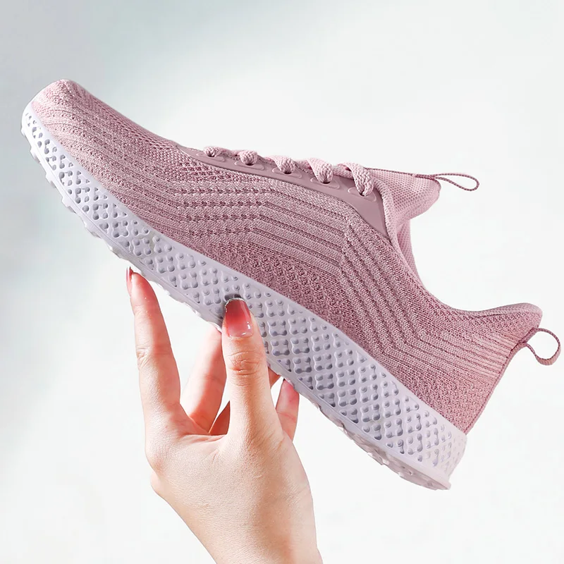 

Damyuan 2020 New Vulcanized Casual Sneakers for Women, Lace Up Mesh Shoes for Spring and Autumn, Soft Casual Sneakers for Women