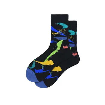 

Paint Sock Mens Crew Adult Kawaii Man's Socks Japanese Sox High Quality Warm Cotton Autumn Winter Unisex Trendy Funny Calcetines