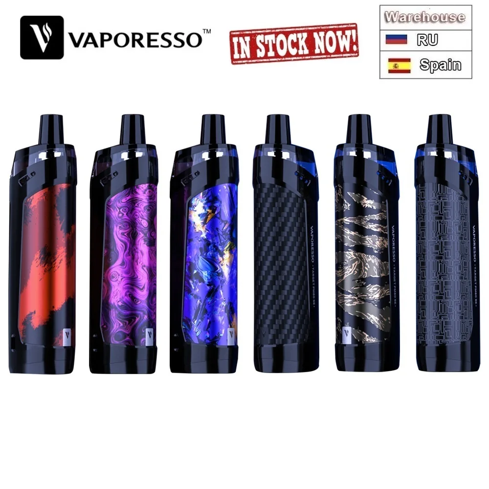 Вейп Vaporesso Target PM80 SE электронная сигарета с баком 4 мл катушкой GTX 0 2/18650 Ом без