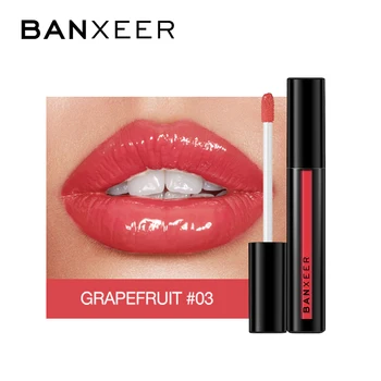 

BANXEER Long Lasting Makeup Lipgloss Gilitter Shine Lipstick Liquid Waterproof Non-stick Gloss Hot 8 Colors Lips Gloss Cosmetics