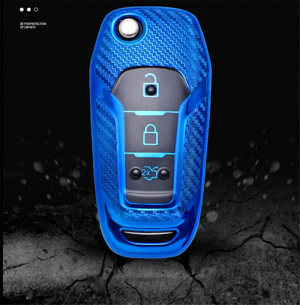 Cover chiave telecomando per Ford Fusion Fiesta Escort Mondeo Everest Ranger 2019 S Max Kuga 2 Focus MK3 - H41aba380fe79434db03ce87a04f276beZ