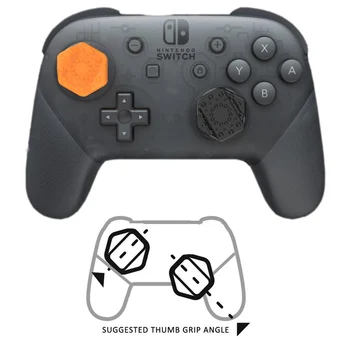 

2pcs Switch Pro Pro-Hex Enhanced Thumb Grips Control Accuracy Comfort Thumbstick Caps For Nintendo Switch Pro Controller Cover