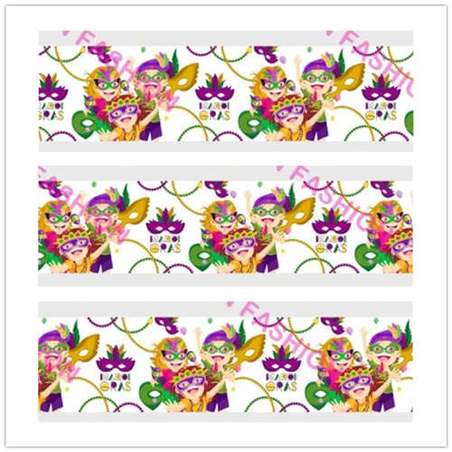 L191130004 Q& N лента 16 мм 22 мм 25 мм 38 мм 50 мм 75 мм Mardi Gras& св. Патрик мультфильм печатных корсажная/враг ленты DIY Швейные банты подарок - Цвет: L191130004