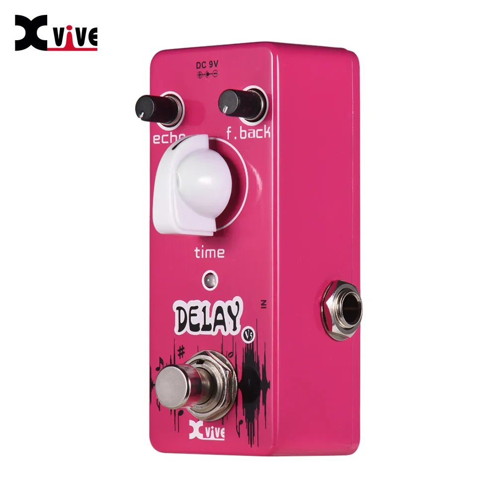 

Hot New V5 Analog Delay Guitar Effect Pedal 25ms-600ms Delay Time True Bypass Full Metal Shell