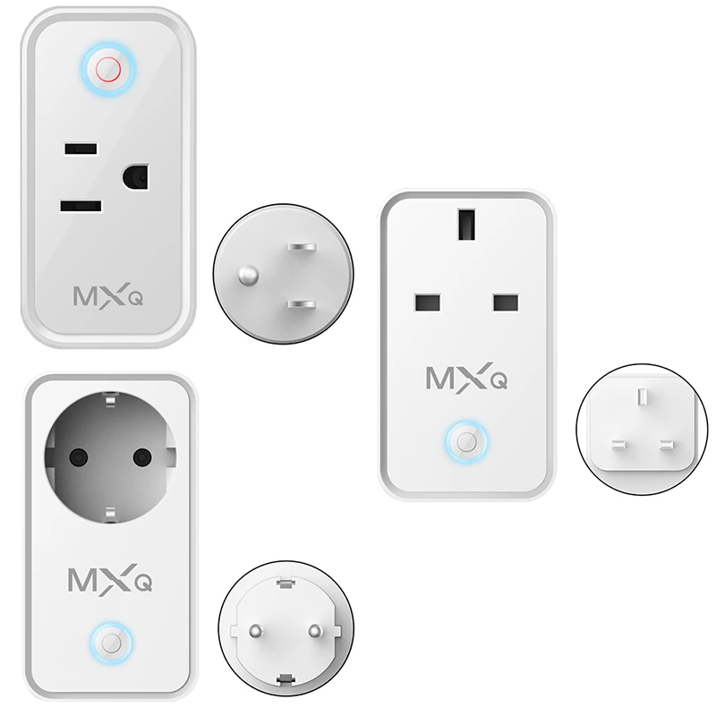 AC110-220V 10A Wi-Fi Разъем Smart Alexa Розетка Wifi Голосовое управление таймер переключатель для бытовой техники дистанционное управление расписание