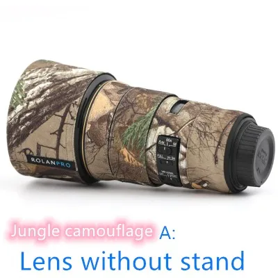 Grass camouflage A Линзы rolanpro пальто для Nikon AF-S 300 мм F4E PF ED VR защитные пистолеты одежда камуфляжная камера пальто Защита объектива рукав - Цвет: Grass camouflage A