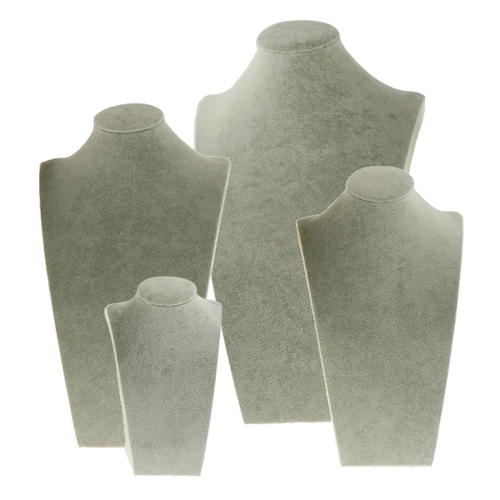 

Mannequin Bust Jewelry Rack Necklace Pendant Chain Display Stand Holder for Shop Counter Home Decoration