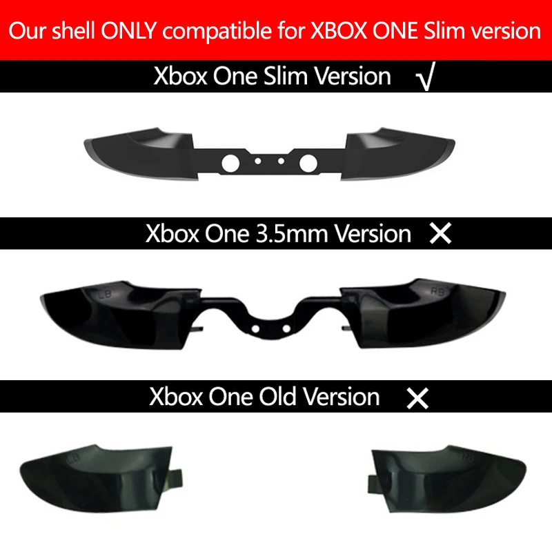 ARRKEO черный карбоновый фибель полная замена кнопок мод комплект аксессуары оболочка чехол для Xbox One тонкий беспроводной контроллер