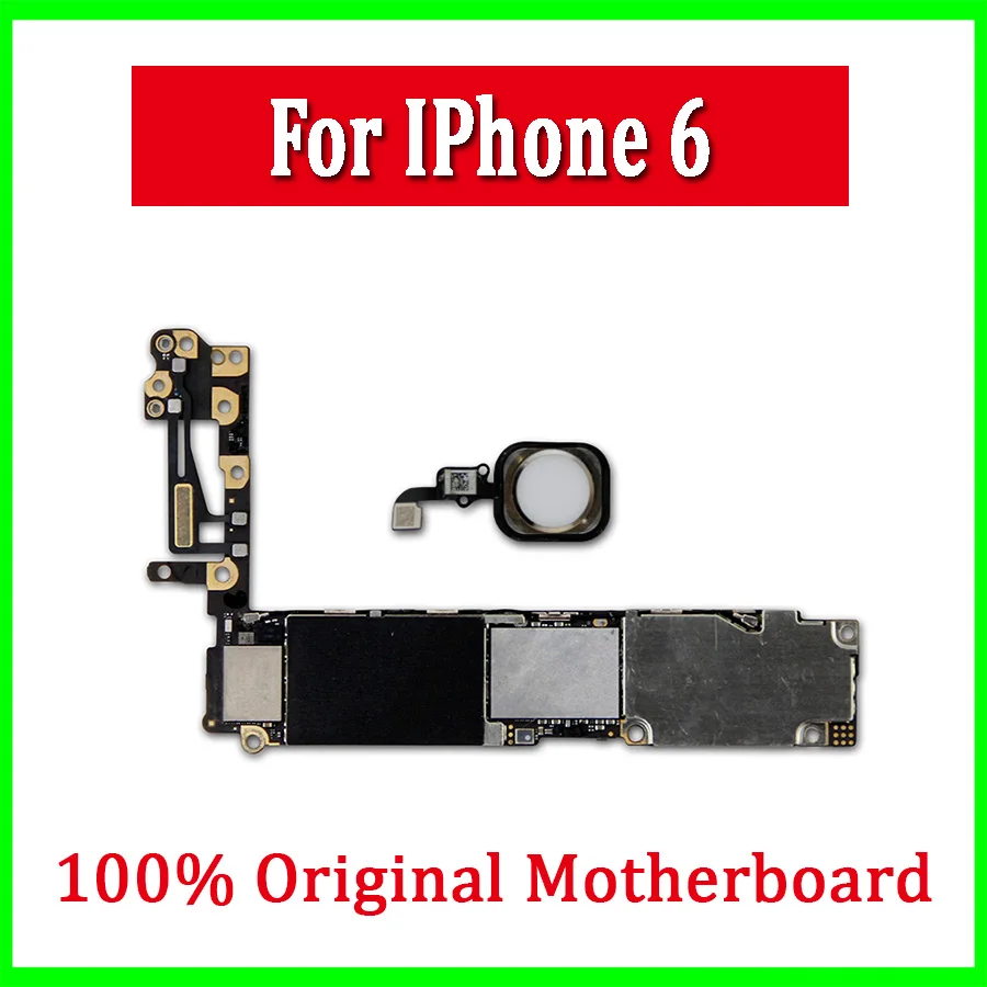 16 Гб/64 Гб/128 ГБ для iphone 6 4 7 дюймов материнская плата с/без Touch ID разблокирована