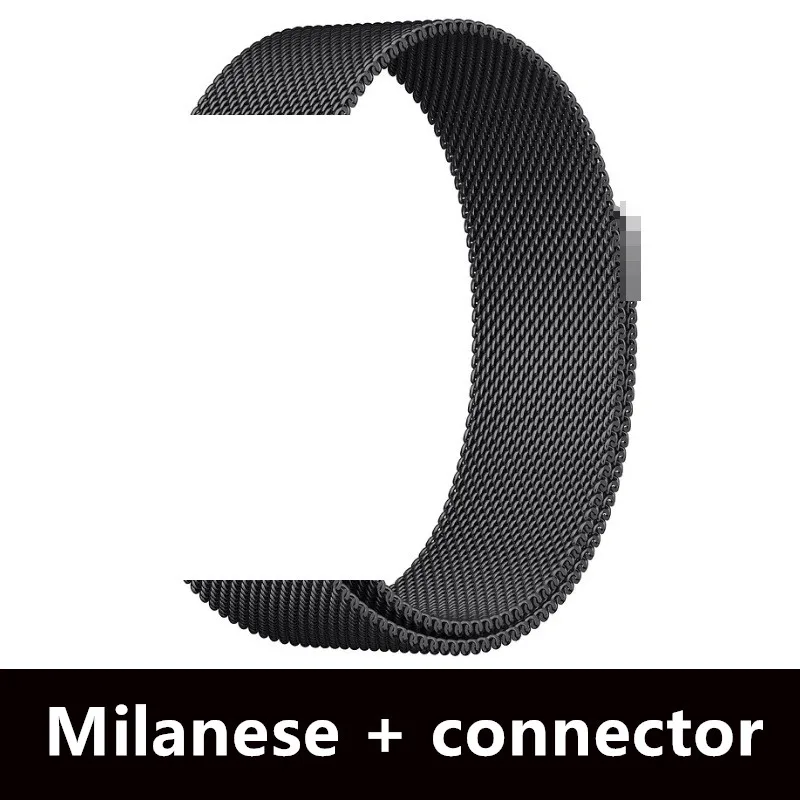 Ремешок cakoie Milan для Apple Watch из нержавеющей стали с магнитной петлей 44 мм 40 мм iwatch 5 4 3 2 серии металлический ремешок на запястье