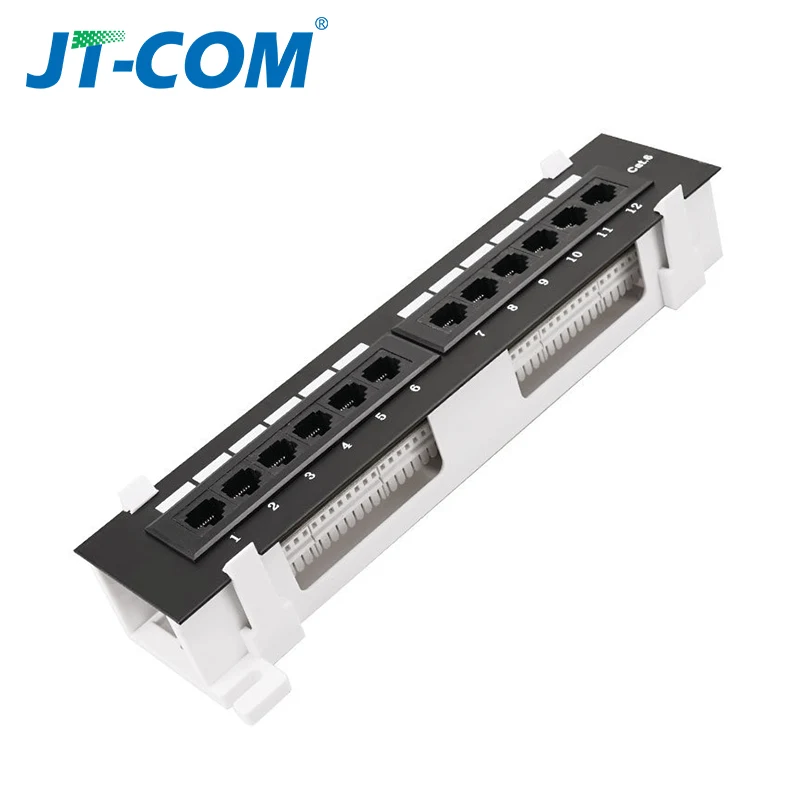 CAT6 12 портов RJ45 патч панель UTP LAN сетевой адаптер Кабельный соединитель сетевое