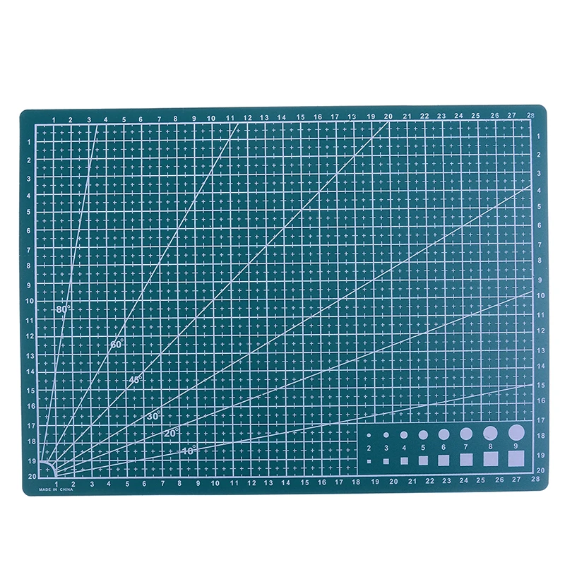 1 шт. 30*22 см A4 сетка карты тканевые линии само ремесло кожаный бумажный коврик для рисования целебная резка