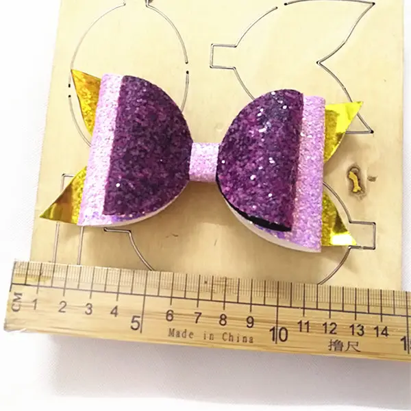 

HD022 mermaid tail bow cutting die wooden for bow making