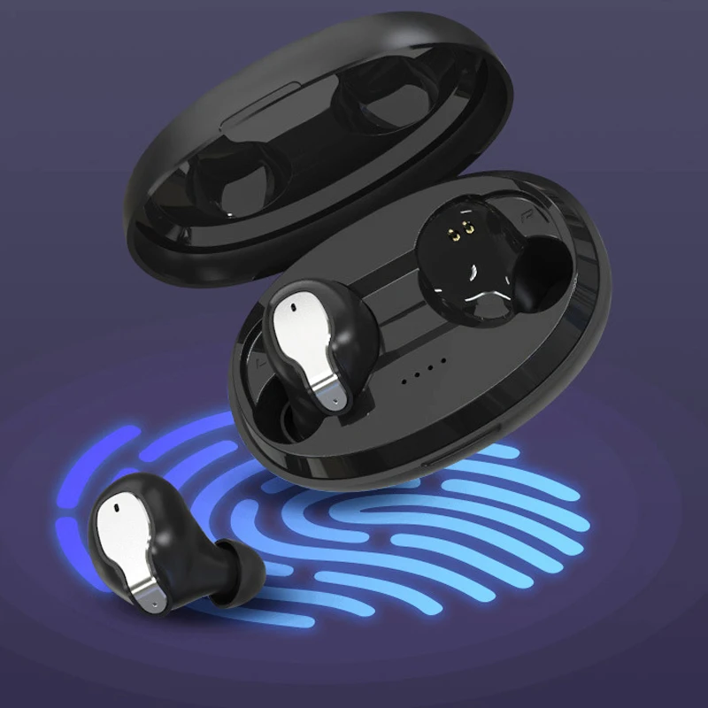Sovawin TWS Bluetooth 5,0 наушники беспроводные наушники с сенсорным управлением Bluetooth Двусторонняя стереогарнитура 420 мАч Внешний аккумулятор