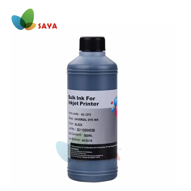 500ml Printer dye refill ink kit for Epson Ink Tank System Printer for Epson l210 l355 l1800 l200 l100 l801 l805 l211 ET-2750