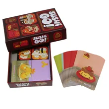Jeu de cartes interactif Sushi Go, jouet éducatif, de société, pour enfant et parent, fête, Pick And Pass, pour 3 à 5 personnes,