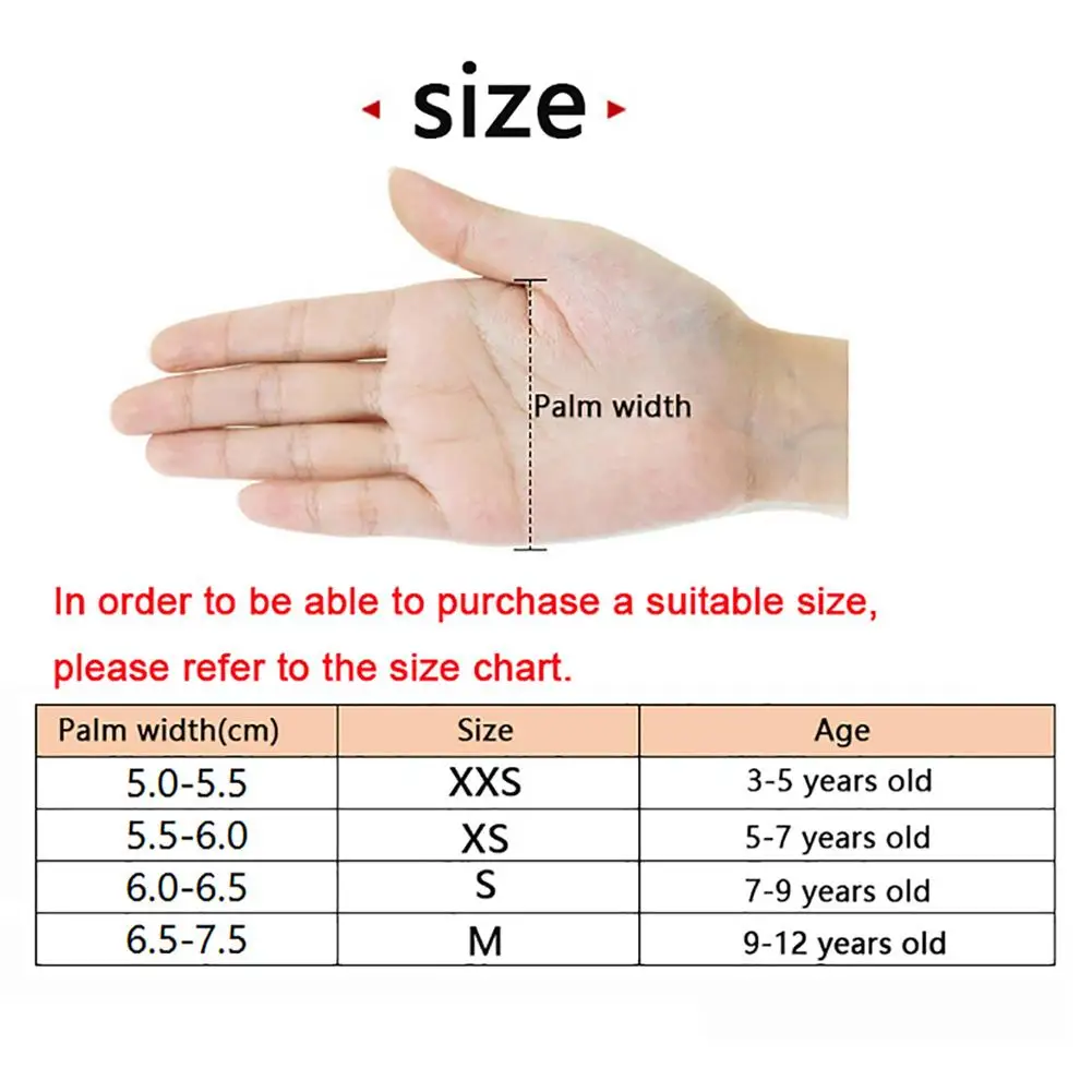 3 to 12 years old Children Kids Skating Scooter Bicycle Cycling Full Finger Gloves Warm Equipment Clothing Accessory 6