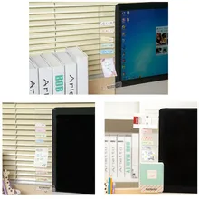 Новые компьютерные мониторы боковая панель Липкая доска для заметок компьютерный экран акриловая доска для сообщений с держателем для телефона с отверстием для зарядки