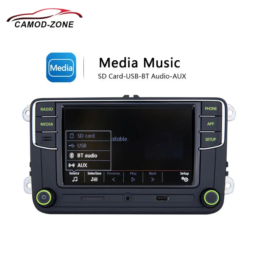 RCD330 Plus RCD330G зеленый светильник Carplay Noname Android авто автомобиль MIB радио 6RD 035 187B для VW Skoda Octavia Fabia Superb Yeti