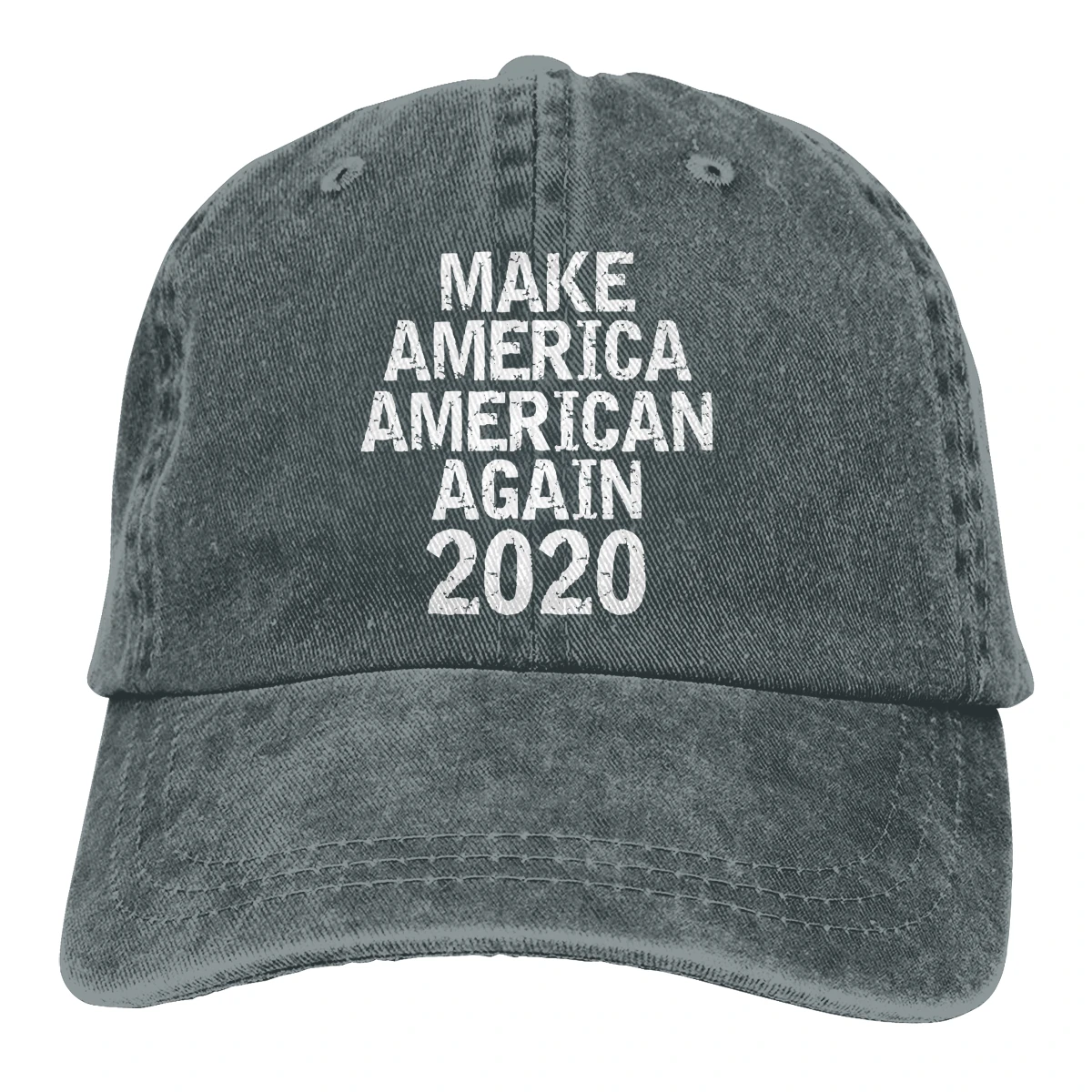 Make America Great agne Casquette Черная мужская и женская джинсовая бейсболка с ремешком Регулируемая Кепка для гольфа