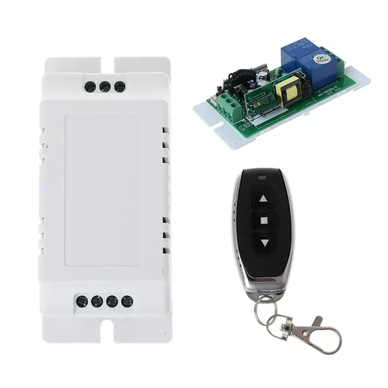 3 Buttons Wireless Remote Control Switch 85V-250V 433mhz RF Transmitter Receiver