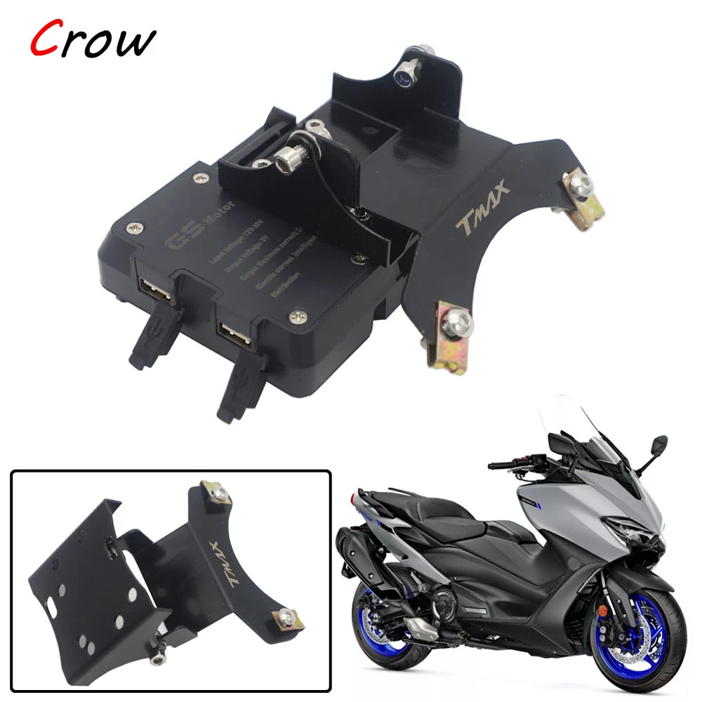 For Yamaha Tmax 560 T-max 560 Tech Max 2019 2020 Motorcycle Windscreen  Navigation Bracket Usb Charger Mobile Phone Mounting - Covers \u0026 Ornamental  Mouldings - AliExpress