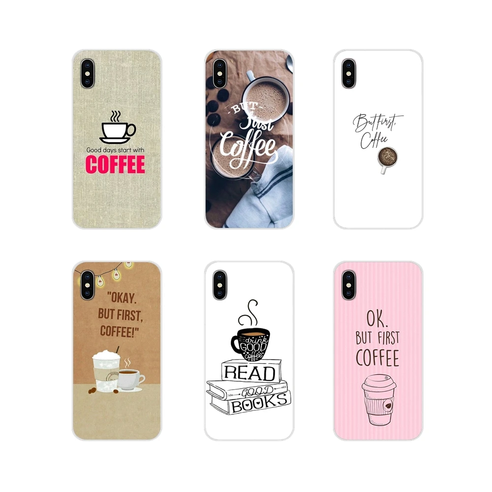 Силиконовый чехол Ok But First Coffee Book Girl Для Huawei Nova 2 3 2i 3i Y6 Y7 Y9 Prime Pro GR3 GR5 2017 2018 2019 Y5II