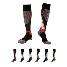 Мужские и женские зимние теплые лыжные носки, толстые спортивные носки для сноуборда, велоспорта, катания на лыжах, футбола, Термо носки, гетры, носки