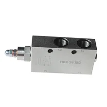 Труба-тип односторонний балансировочный клапан VBCD3/8SE/специальный крючок-мусороуборочный грузовик с манипулятором для Высотной работы грузовика с бортовым cran