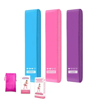 

3Pcs Latex Tension Band Fitness Non-slip Resistance Yoga Exercise Physical Therapy Household Fitness