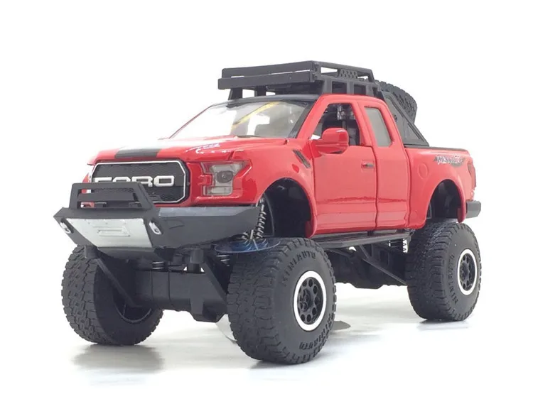 New Style Ford Raptor F150 Pickup Model Metal Car Toy Car Model Monster Truck