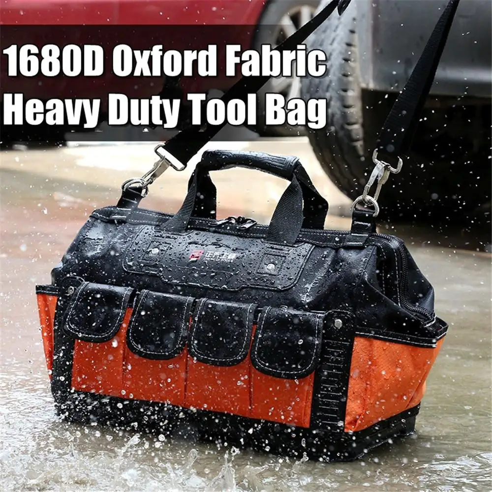 

Tool Bag Electrician Toolbag Thicking 1680D Oxford-cloth Waterproof Repair Storage Tool Belt Work Bag 13 15 16 17 18 20inch