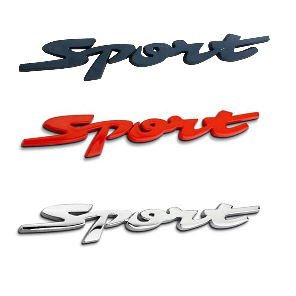 

3D Sport Logo Chrome Racing Car Badge Sticker Emblem Decoration Decal Accessories